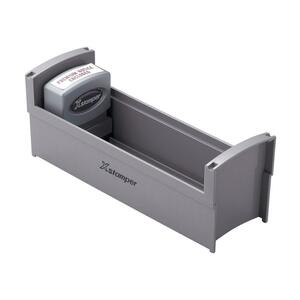 Shachihata Shachihata 12 Capacity Stamp Tray - Plastic - Turquoise Blue