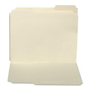 SJ Paper Archival File Folder - 9.5" x 11.75" - 1/3 Tab Cut - 100 / Box - 11pt. - Manila