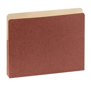 SJ Paper Red Wallet Expanding Pockets - Letter - 8.5" x 11" - 1.75" Expansion - 50 / Box - 11pt.