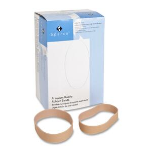 Sparco Pure Rubber Bands - 5" Length x 0.62" Width x 0.06" Thickness - 1 Box - Natural