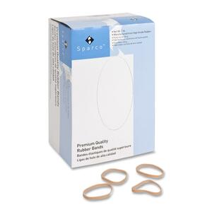 Sparco Pure Rubber Bands - 2" Length x 0.12" Width x 0.03" Thickness - 1 Box - Natural