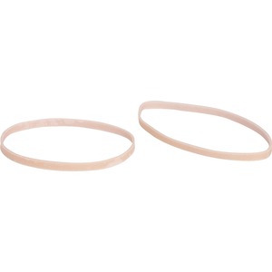 Sparco Pure Rubber Bands - Size: 32 - 3" Length x 0.12" Width x 0.03" Thickness - Biodegradable, Sustainable - 237 / Box - Natural