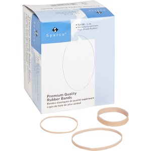 Sparco Pure Rubber Bands - Size: 54 - 1 Box - Woodgrain
