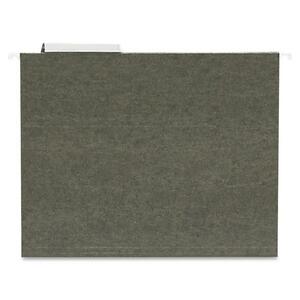 Sparco Standard Hanging File Folder - Letter - 8.5" x 11" - 1/3 Tab Cut - 25 / Box - Green