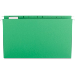 Sparco Colored Hanging Folder - Legal - 8.5" x 14" - 1/5 Tab Cut - 25 / Box - Green