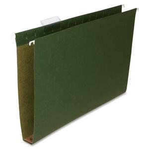 Sparco Box Bottom Hanging File Folder - Legal - 8.5" x 14" - 1" Capacity - 25 / Box - Green