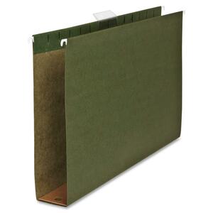 Sparco Box Bottom Hanging File Folder - 8.5" x 14" - Legal - 25 / Box - Green
