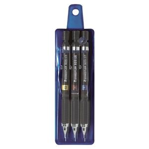 Staedtler Mars Drafting Pencils - 0.3 mm Lead Size, 0.5 mm Lead Size, 0.7 mm Lead Size - Black Barrel - 3 / Pack