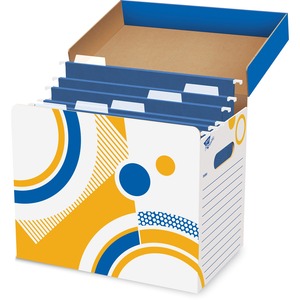 Trend File Storage Box - Letter - External Dimensions 10.25" Height x 12.25" Width x 8" Depth