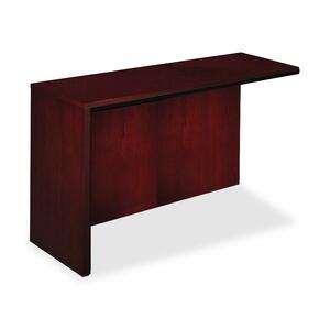 Tiffany Corsica Left Return Shell - 48" Width x 21" Depth x 29.5" Height - Beveled Edge - Wood - Mahogany Top