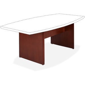 Tiffany Corsica Conference Table Base - Rectangle - 29.5" x 72" x 36" x 2" - Wood, Steel - Cherry
