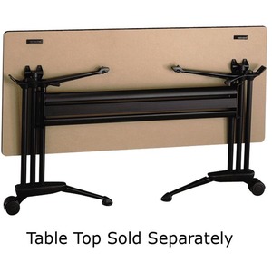 Tiffany Talon Training Table Base x 28" - Steel, Particleboard - Black