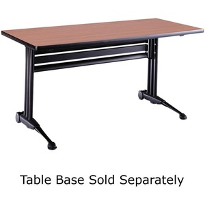 Tiffany Talon Training Table Top - Rectangle - 24" x 54" x 1" - Particleboard, Steel - Pear Wood