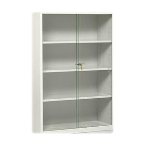 Tennsco Steel Bookcase Glass Door Kit - Glass - Clear