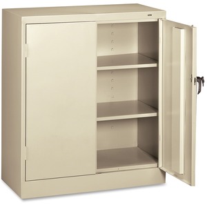 Tennsco Counter-High Storage Cabinet - 36" x 18" x 42" - Putty
