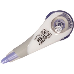 Tombow Mono Correction Tape - 2.5mm Width x 16.4ft Length - White Tape - Ergonomic Dispenser - Refillable, Acid-free, Retractable - 1 Each