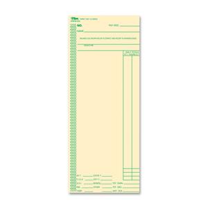 Tops Full Day Time Card - 8.25" x 3.37" Sheet Size - Manila - 100 / Pack