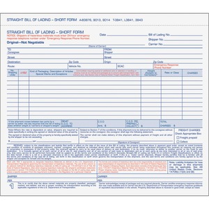 Bills of Lading Snap-Off Sets - Click Image to Close