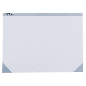 Tops Plan Paper Desk Pad - 22" Width x 17" Depth - 50 Sheets - Chipboard Backing - Paper - Gray
