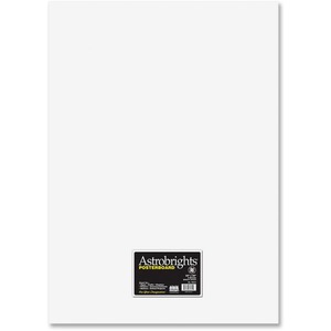Wausau Paper Astrobrights Premium Posterboard - 22" x 28" - White