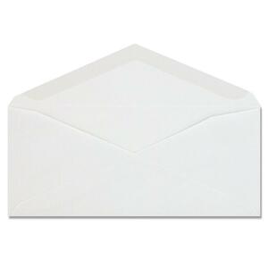 MeadWestvaco Columbian Plain White Business Envelope - #9 (3.87" x 8.87") - 24lb - Gummed - Wove - 500 / Box - White