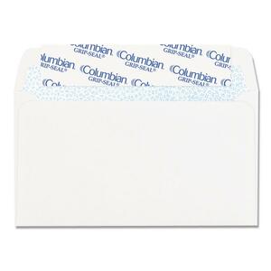 MeadWestvaco Columbian Security Tint Envelope - #6 3/4 (3.62" x 6.5") - 24lb - Self-sealing - Wove - 55 / Box - White