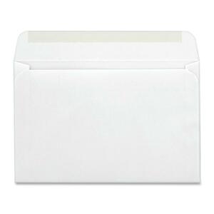 MeadWestvaco Columbian Greeting Card Envelope - 5.75" x 8.75" - 24lb - Gummed - 100 / Box - White