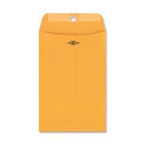 MeadWestvaco Columbian Extra Heavy-Duty Multi-Purpose Clasp Envelope - #55 (6" x 9") - 32lb - Gummed - Kraft - 100 / Box - Brown