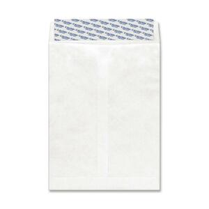 MeadWestvaco Columbian Lightweight Envelopes - 9.5" x 12.5" - 14lb - Self-sealing - Tyvek - 100 / Box - White