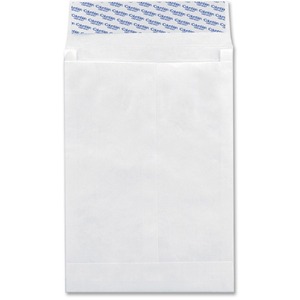 MeadWestvaco Columbian Lightweight Envelopes - 10" x 13" - 14lb - Self-sealing - Tyvek - 100 / Carton - White