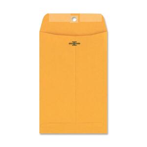 MeadWestvaco Columbian Multipurpose Clasp Envelopes - #55 (6" x 9") - 28lb - Gummed - Kraft - 100 / Box - Kraft