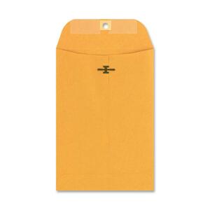 MeadWestvaco Columbian Multipurpose Clasp Envelopes - #63 (6.5" x 9.5") - 28lb - Gummed - Kraft - 100 / Box - Kraft