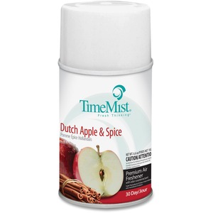 TimeMist Air Freshener Refill - Aerosol - 9000ft³ - 5.3 oz - Dutch Apple/Spice - 30 Day