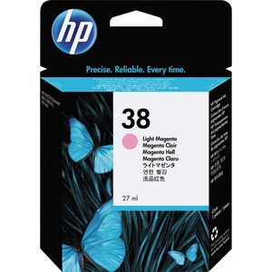 HP No. 38 Light Magenta Ink Cartridge - Inkjet - 840 Page - Light Magenta