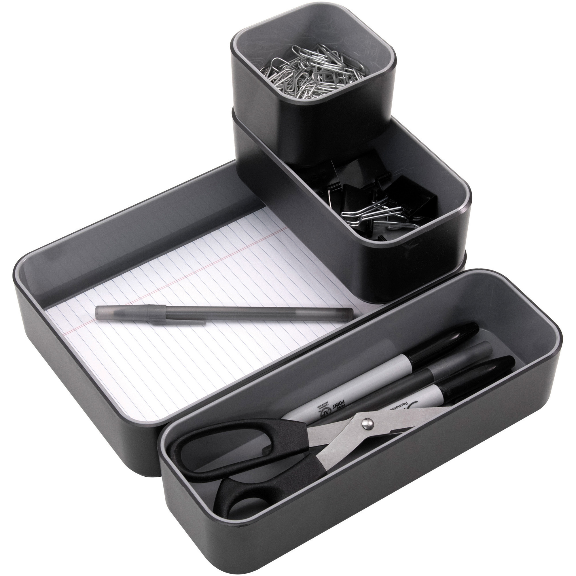 Advantus Fusion Stackable Desktop Storage Bins Herald Office Systems