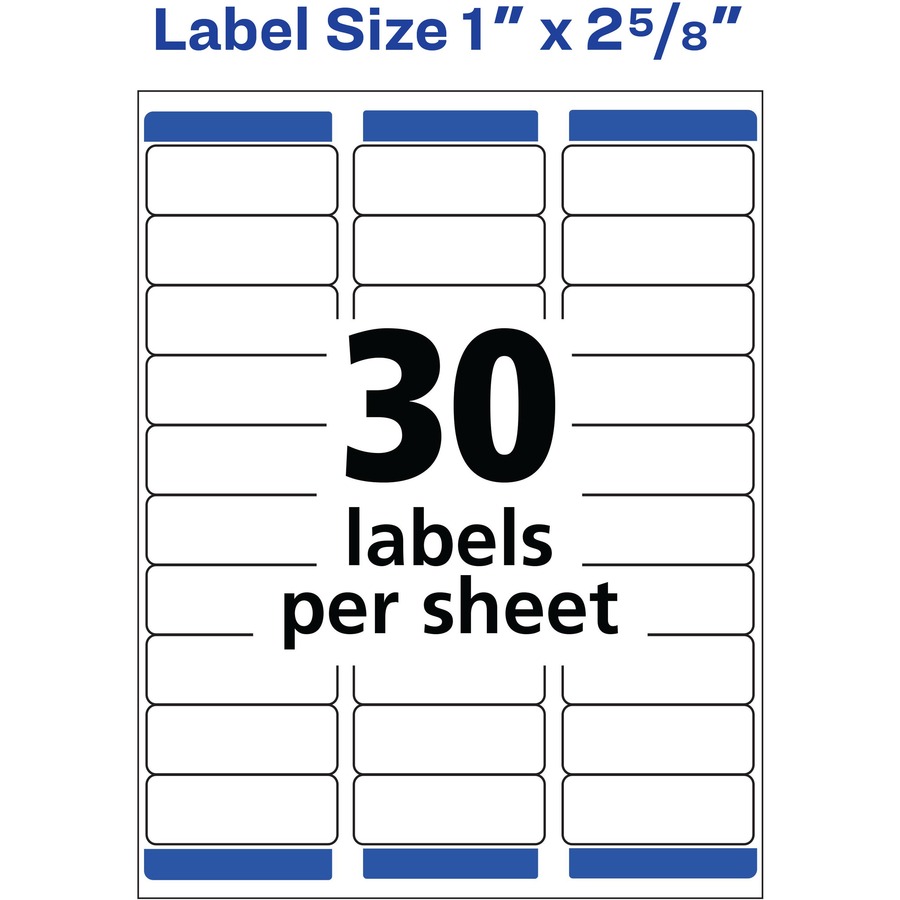 Avery® Easy Peel Address Labels Sure Feed Eakes Office Solutions