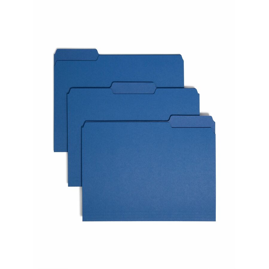 Smead 10279 Navy Blue Interior File Folders