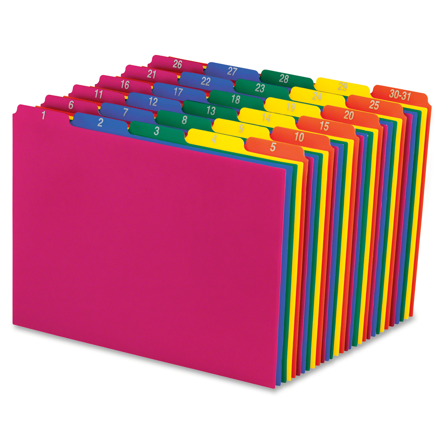 PFX40143 Pendaflex Top Tab Poly File Guides Great Office Buys