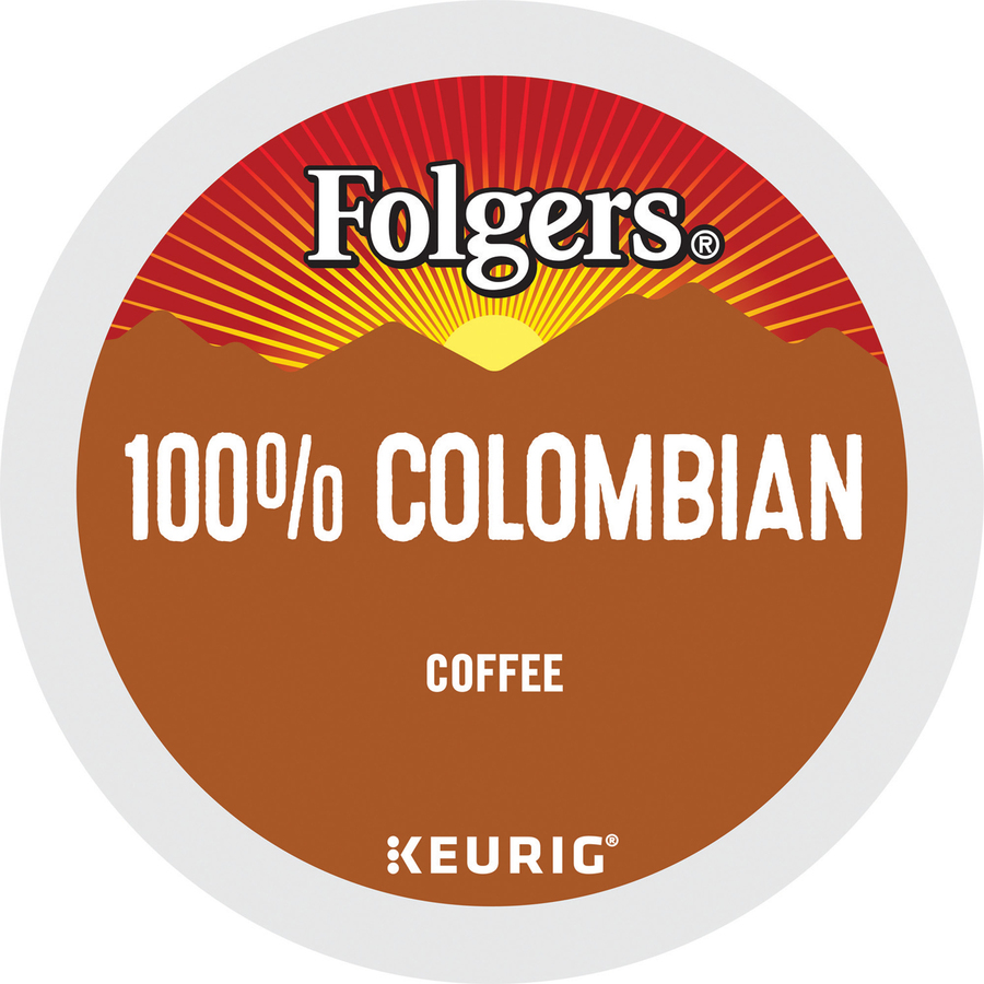Folgers Gourmet Selection Lively Colombian Coffee - Regular - K-Cup - 24 / Box
