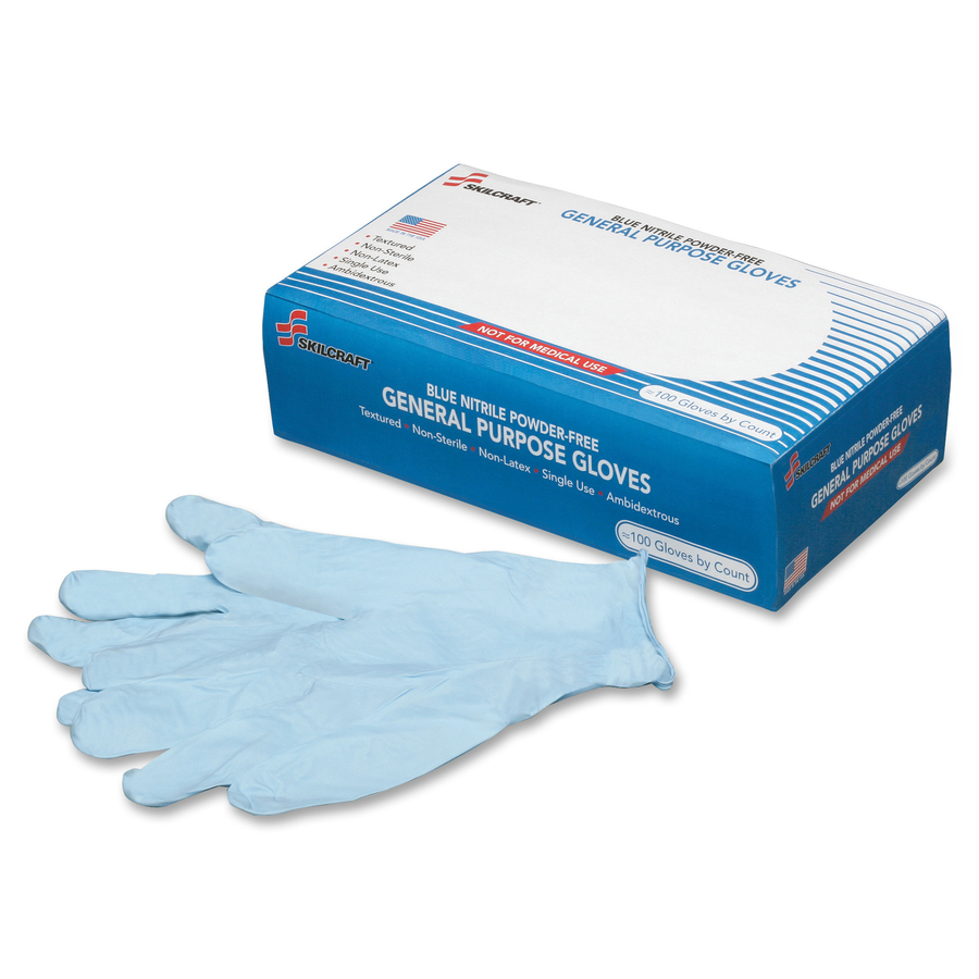 NSN4920178 SKILCRAFT® 8415014920178, Nitrile General Purpose Gloves
