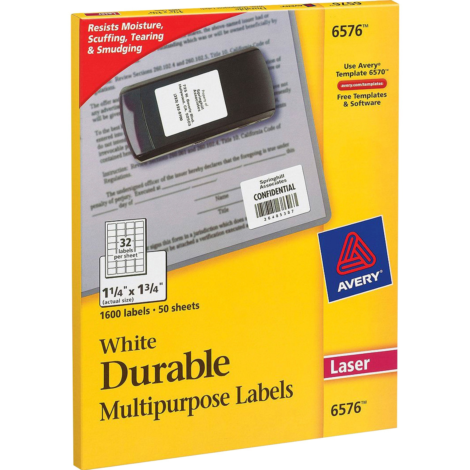 Avery Durable Id Labels