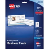 200 CARDS GLOSSY PHOTO QUALITY BUSINESS-CARDS FOR INKJETS