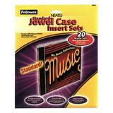 Fellowes Matte Finish Jewel Case Insert