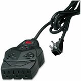 FELLOWES Fellowes 8-outlet surge protection. With 6' cord, space for up to 5 AC adapters. $50,000 warranty