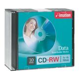 IMATION Imation CD Rewritable Media - CD-RW - 4x - 700 MB - 10 Pack Slim Jewel Case - Retail