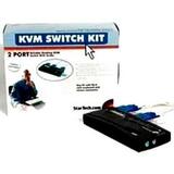 startech.com kvm switch - 2 x 1 - 2 x hd-15  - desktop  startech.com 10055370 sv211ka kvm switchboxes 065030794558 sv211ka 495903 43211601 0065030794558 10336510 120224 480524 817814 10055370 10095047 SV211KA