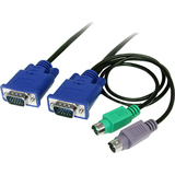 StarTech.com 15 ft 3-in-1 Ultra Thin PS/2 KVM Cable
