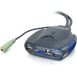 C2G C2G TruLink 2-Port VGA and USB Micro KVM with Audio