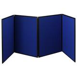 Apollo Show It! 7 Panel Slotwall Exhibit Display - Blue