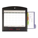 Small Organization Center With Undated Monthly Calendar 13 34 X 13 Black